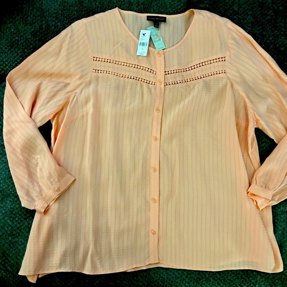 NWT Lane Bryant button down shirt sz 24 - Picture 1 of 4